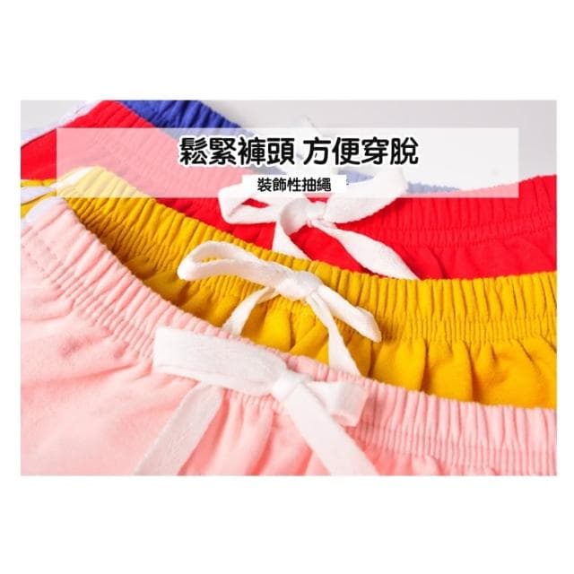 【橘魔法】運動風側邊織帶毛圈棉短褲(褲子 運動短褲 大童 中性款 男童 女童 中童 童裝)