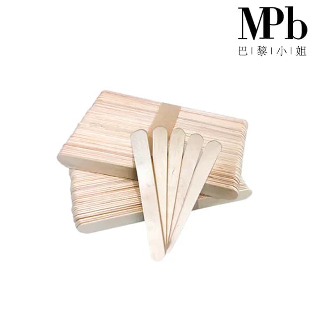 【MPB巴黎小姐】熱蠟除毛大木棒超值組100支x6入(原木 專用耗材 蜜蠟 私密處 雷射 電動刀儀 母親節禮物)
