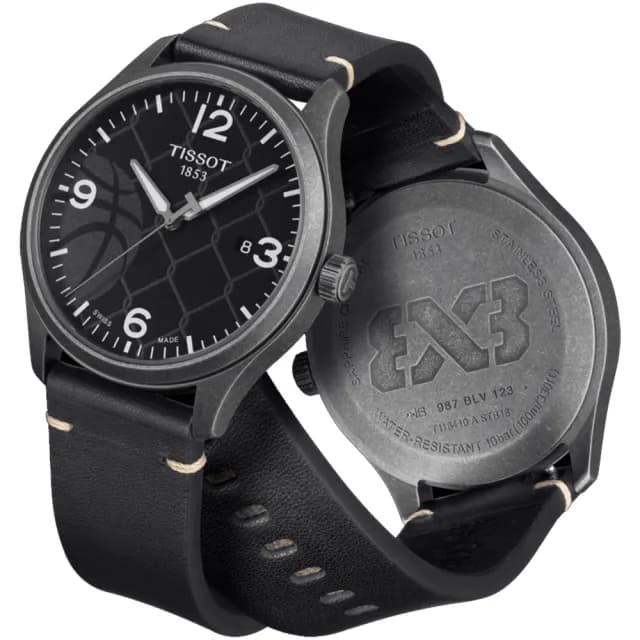 【TISSOT 天梭 官方授權】CHRONO XL 3X3 街頭籃球特別版手錶 男錶 禮物 推薦(T1164103606700)