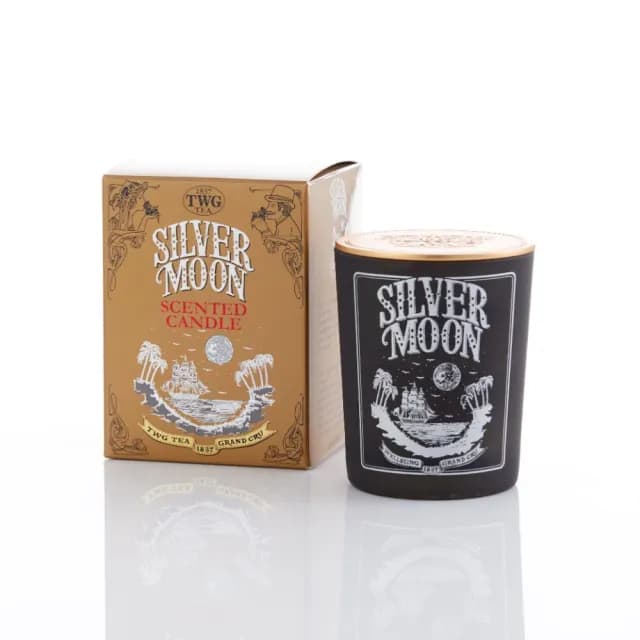 【TWG Tea】銀月綠茶薰香蠟燭 Silver Moon Scented Candle(190公克)