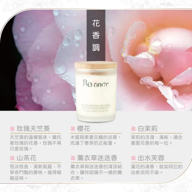 【Rofancy 洛帆晞】手工香氛蠟燭80g(3入超值優惠組)