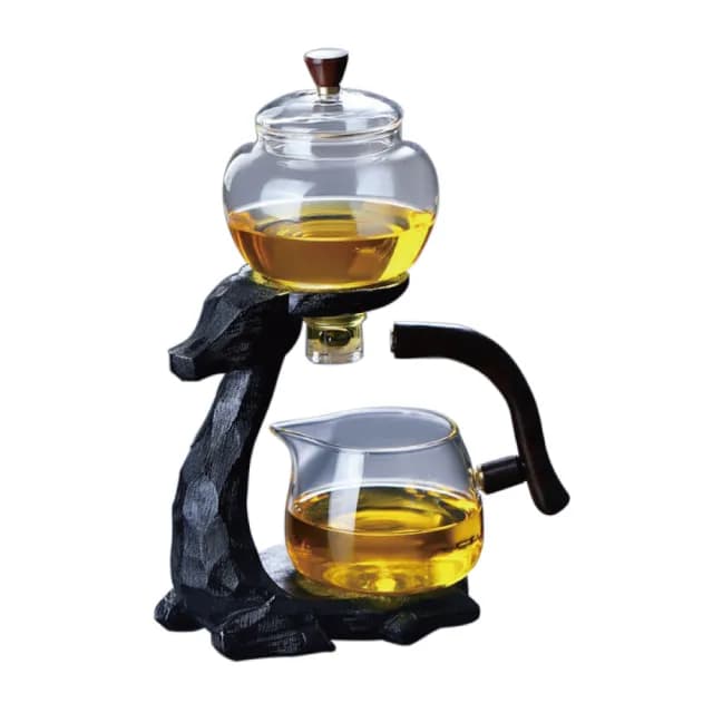 【沐森活  MuLife】一鹿有你磁吸壺 玻璃茶具套裝組(泡茶壺/送禮/父親節禮物)