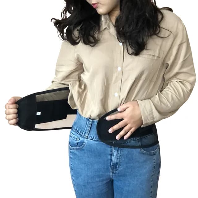 【Qi Mei 齊美】高透氣網孔雙層護腰帶1件組(腰帶 護腰 父親節禮物)