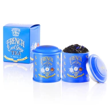 【TWG Tea】迷你茶罐雙入組 法式伯爵茶 20gx2罐(French Earl Grey;黑茶)