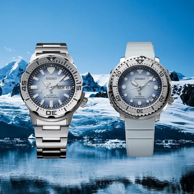【SEIKO 精工】PROSPEX系列 愛海洋 冰島企鵝腳印 機械腕錶 畢業禮物 送禮 推薦(SRPG59K1/4R35-04Z0H)