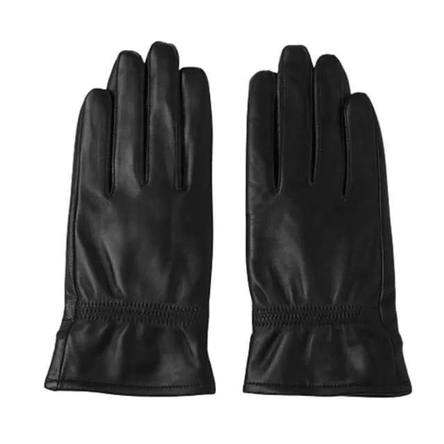 【米蘭精品】現貨+預購 真皮手套羊皮手套(保暖羊皮加絨簡約版型女手套情人節生日聖誕節交換禮物73wm58)