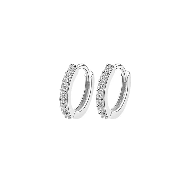 【Porabella】925純銀鋯石耳環 earrings