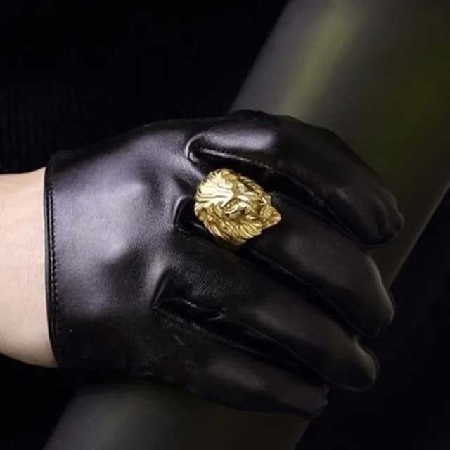 【米蘭精品】現貨+預購 鈦鋼戒指獅子美式戒飾(時尚霸氣個性龐克情人節生日聖誕節交換禮物男飾品73le30)
