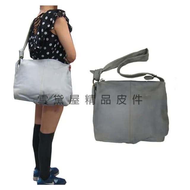 【SNOW.bagshop】情人節禮物 真皮 水餃包大容量(真皮包包 可A4資料夾100%進口牛皮革材質復古暈染個性肩背斜