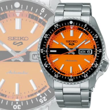 【SEIKO 精工】5 Sports 55周年 現代詮釋版 復刻機械錶 母親節 禮物推薦_SK028(SRPK11K1/4R36-13V0L)