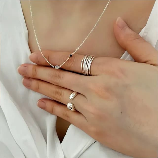 【MoonDy】包包 戒指 戒指女生 925純銀戒指 戒指女 ins 交叉戒指 戒指女生韓版 女友生日禮物 情人節