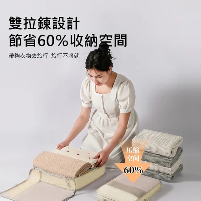 【Janyo】5件組 旅行衣物收納壓縮袋 行李箱分類收納包 旅行收納袋 交換禮物