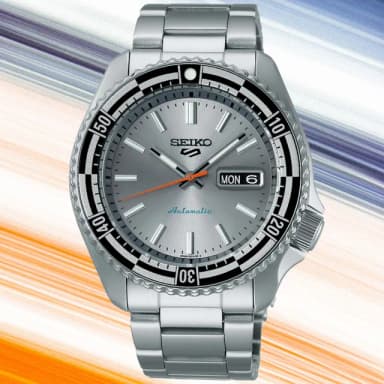 【SEIKO 精工】5 Sports 系列 55周年現代詮釋版 機械腕錶 母親節 禮物 推薦(SRPK09K1/4R36-15E0N)