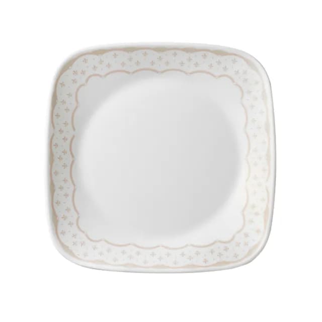 【CorelleBrands 康寧餐具】皇家饗宴方形8吋平盤(2211)