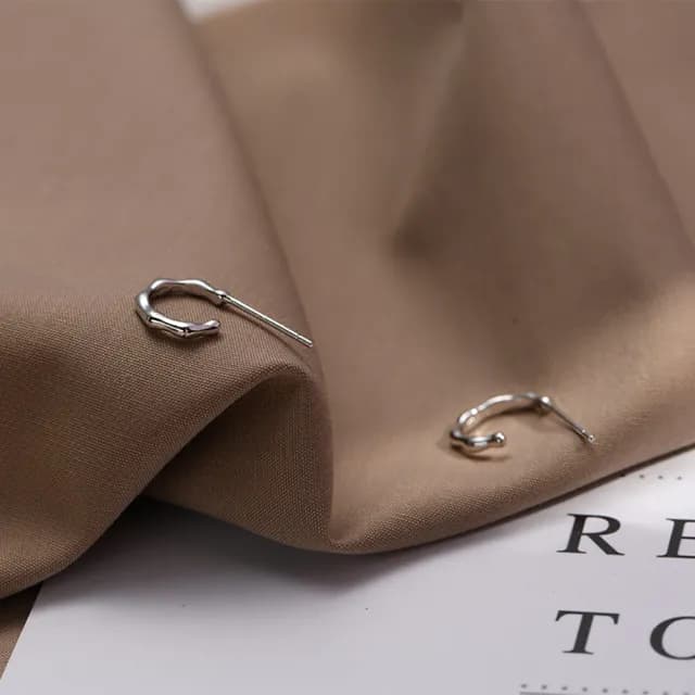 【Umi】浪漫時尚竹節造型耳環(日韓時尚潮流女飾品 銀色耳飾 耳針 耳墜 耳釘 生日 情人節 禮物)