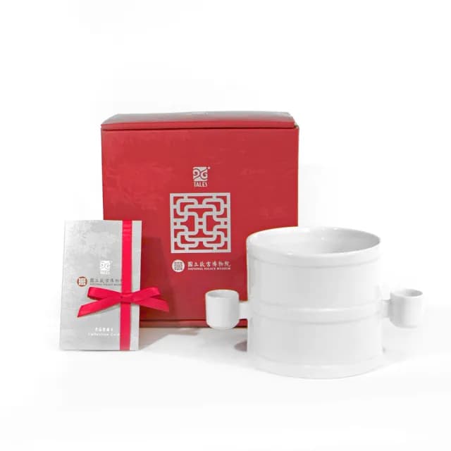 【TALES 神話言】故宮國寶雅翫-嘉量成器 白瓷(文創 禮品 禮物 收藏)