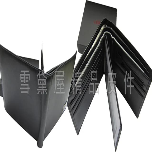 【18NINO81】情人節禮物 真皮包包  短夾專櫃男仕短夾100%進口牛皮加長尺寸(固定型證件夾附品牌禮盒)