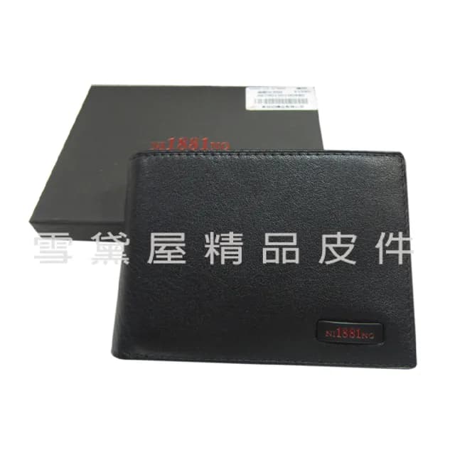 【18NINO81】情人節禮物 真皮包包  短夾專櫃男仕短夾100%進口牛皮標準尺寸(活動型證件夾附品牌禮盒)
