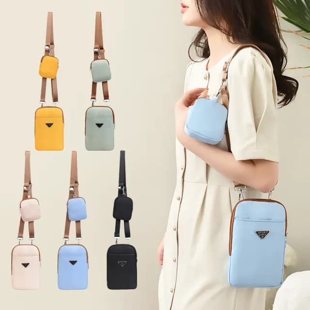 【EZlife】簡約子母手機錢包