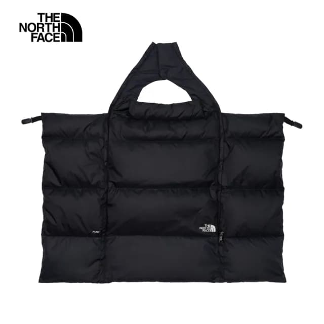 【The North Face 官方旗艦】北面兒童黑色DWR防潑水保暖羽絨外罩｜898XJK3(700蓬鬆度)