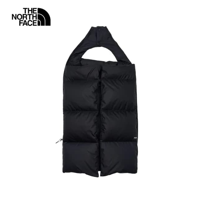 【The North Face 官方旗艦】北面兒童黑色DWR防潑水保暖羽絨外罩｜898XJK3(700蓬鬆度)