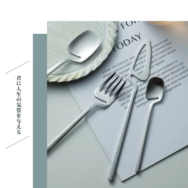 【銀的餐具】掛壁式304不鏽鋼餐具四件套組(餐刀 叉子 湯匙 勺子 刀子 攪拌勺 餐叉 甜點 環保餐具 野餐)