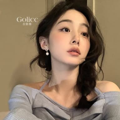 【Golicc】耳環 愛心 珍珠(七夕 情人節 生日 飾品 耳釘 耳飾 耳墜 禮物)