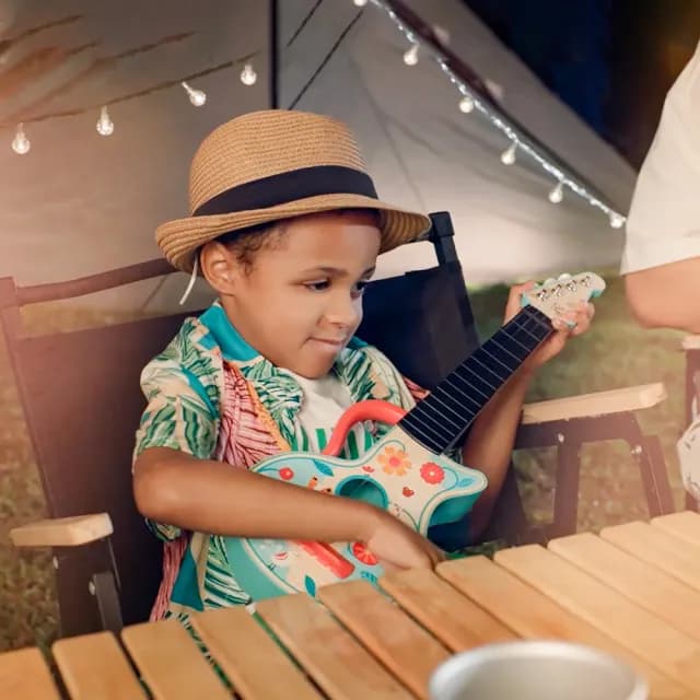 【德國Hape】4合1打擊樂器組(木製玩具/木頭玩具/彌月禮/生日禮)