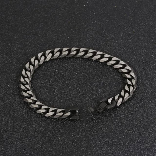 【米蘭精品】情人節禮物 現貨+預購 鈦鋼手鍊鈦鋼手環(拼色鍊條簡約幾何男女飾品聖誕節交換禮物74fl47)