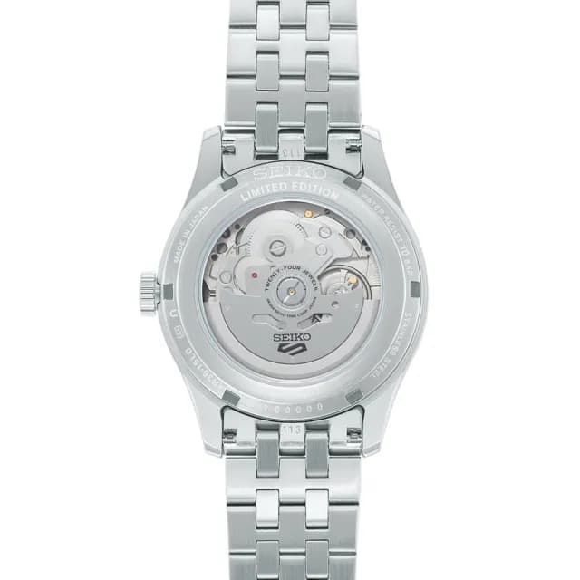 【SEIKO 精工】5 Sports 系列 製錶110週年紀念款 機械腕錶 父親節 禮物 送禮 推薦(SRPK41K1/4R36-15L0S)