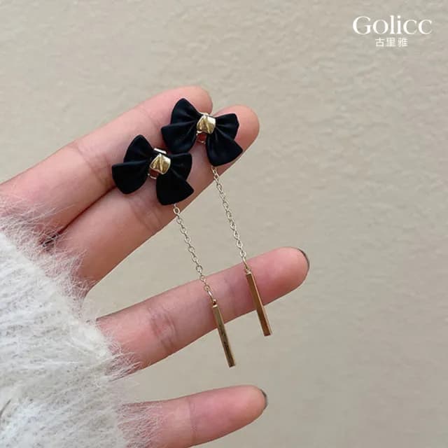 【Golicc】耳環 蝴蝶 流蘇(七夕 情人節 生日 飾品 耳釘 耳飾 耳墜 禮物)