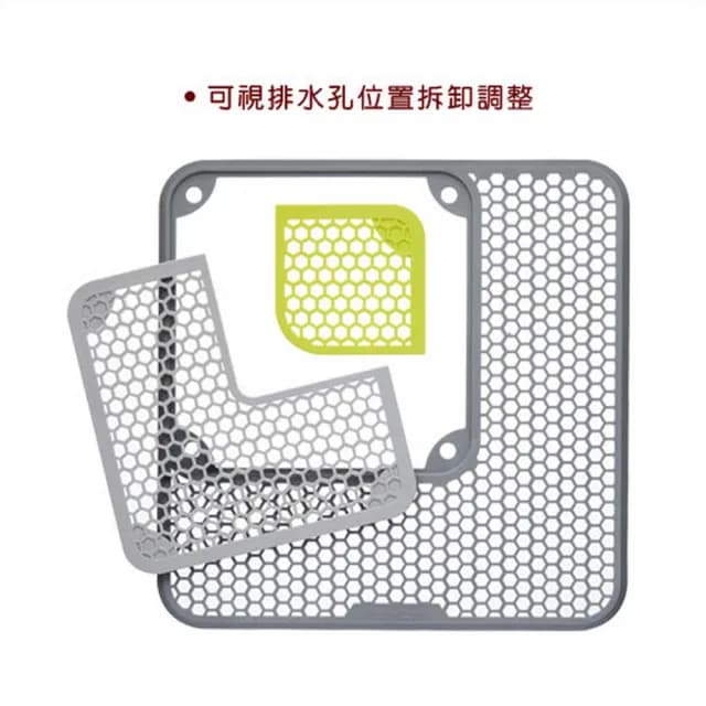 【KitchenCraft】拼接式水槽瀝水墊  / 餐具杯盤墊 隔水墊 流理臺墊