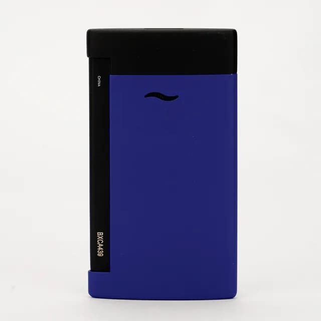 【S.T.Dupont 都彭】Slim 7系列 臻薄霧面防風打火機-海洋藍 送禮 禮物 推薦(027761)