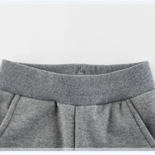 【橘魔法】刺繡暴龍厚棉絨運動褲(男童 長褲 棉褲 縮口褲 褲子 童裝 兒童 恐龍 保暖)