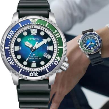 【CITIZEN 星辰】PROMASTER 千彩之海限量 200米防水 光動能手錶 男錶 手錶 畢業 禮物 推薦(BN0166-01L)