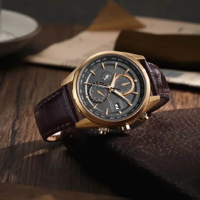【CITIZEN 星辰】GENTS 時尚 藍寶石鏡面 光動能電波計時手錶 手錶 男錶 畢業 禮物 推薦(AT8263-10H)