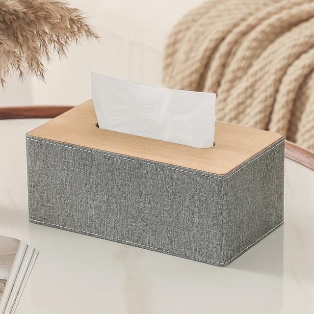 【巴芙洛】北歐高級PU皮革 面紙盒(面紙盒 加大/辦公室用品/紙巾盒/衛生紙/浴室面紙盒/交換禮物)