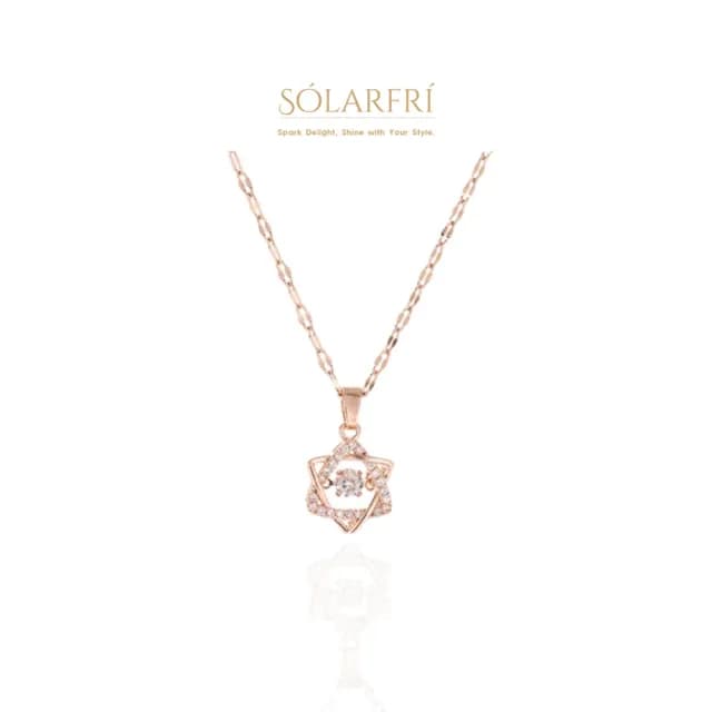 【SOLARFRi】品牌經典項鍊｜親膚女士項鏈可調鍊圍大小 附品牌禮盒包裝(閨蜜生日情人女友母親老婆聖誕禮物)