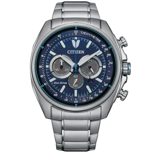 【CITIZEN 星辰】Chronograph系列 型男必備 光動能三眼計時腕錶 畢業禮物 送禮 推薦(CA4560-81L)