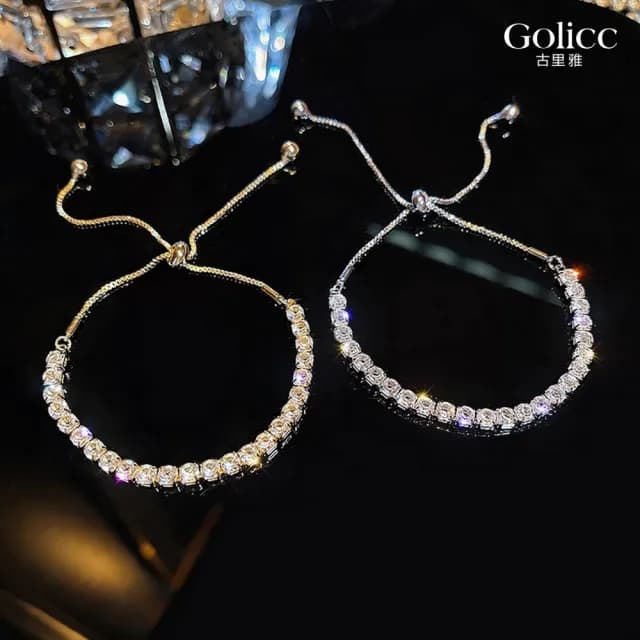 【Gulicc】手鍊 韓國 輕奢 滿鑽(雙11 聖誕節 生日 手環 手繩 首飾 飾品 禮物)