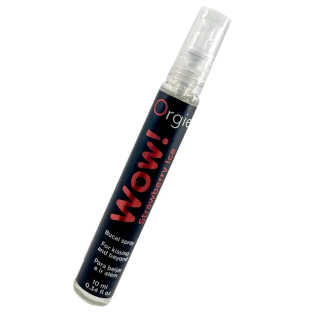 【ORGIE】Wow! Strawberry Ice Bucal spray｜薄荷草莓口交噴霧 10ml(情趣用品 情趣職人 Orgie 潤滑液)