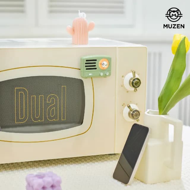 【MUZEN】OTR Sticker 貼貼磁吸式共振藍牙喇叭-科隆綠(藍牙音響 音箱 超薄小巧 送禮 情人節 禮物 尾牙)