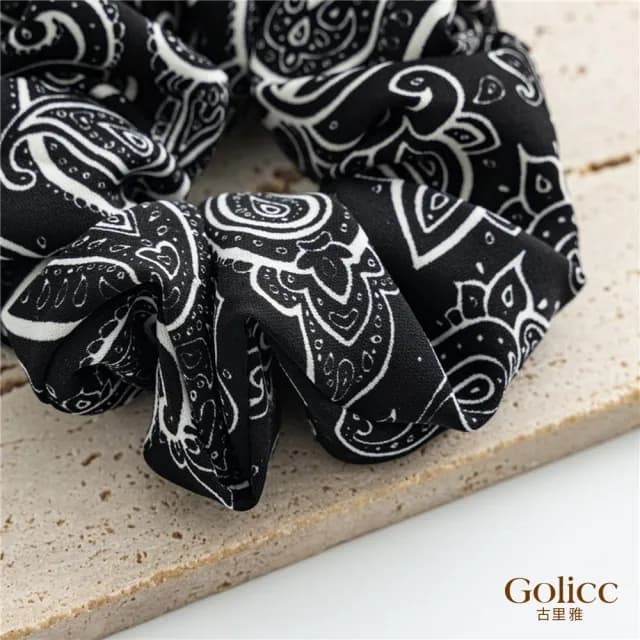 【Golicc】髮圈 歐美款 復古係 百搭 大腸髮圈(七夕 情人節 生日 髮飾 頭飾 大腸圈 髮夾 禮物)