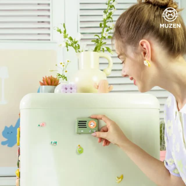 【MUZEN】OTR Sticker 貼貼磁吸式共振藍牙喇叭(藍牙音響/音箱/超薄/節日送禮/ /新年禮物/耶誕禮物)