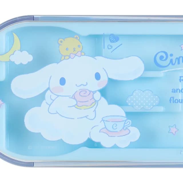【SANRIO 三麗鷗】滑蓋式環保餐具組 餐具三件組 大耳狗 下午茶(餐具雜貨)