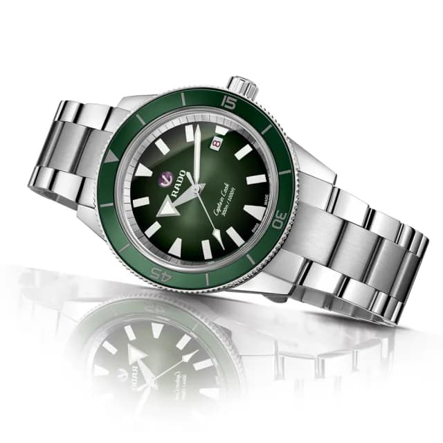 【Rado 雷達表】庫克船長300米自動機械腕錶 R02送禮推薦(R32105313)