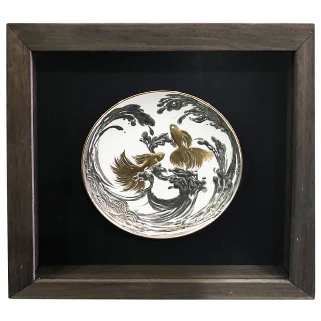 【Laart Monto 拉蒙朵】蕭季箴-有餘系列-2(瓷盤畫)