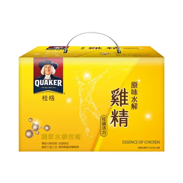 【桂格】原味水解雞精禮盒68ml×18入×1盒(共18入 中秋節禮盒/送禮推薦)