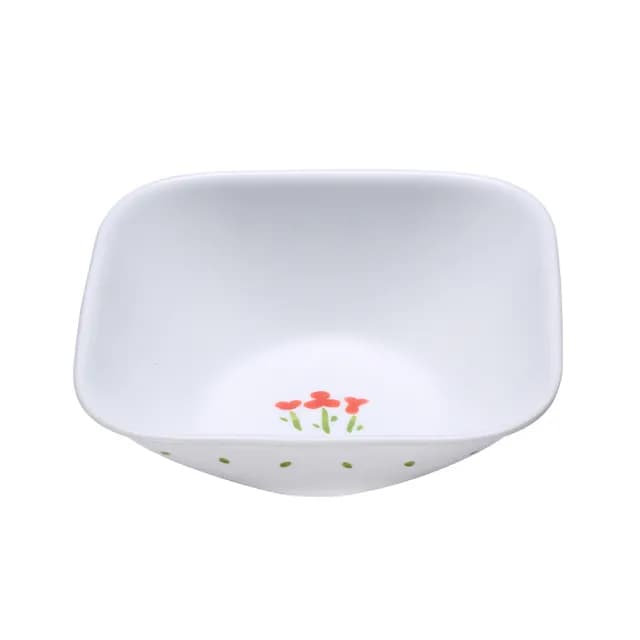 【CORELLE 康寧餐具】小紅花方形23oz中碗(2323)