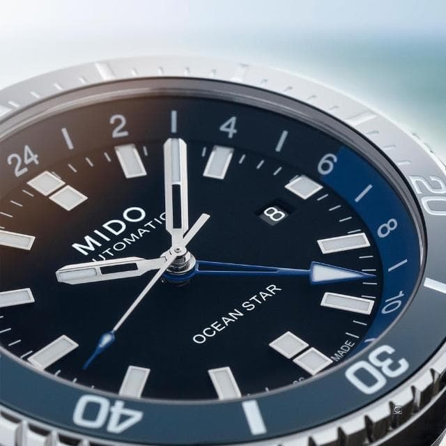 【MIDO 美度 官方授權】Ocean Star 海洋之星 GMT雙時區 200米潛水機械錶(M0266291705100)
